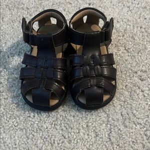 Black Kids Sandals